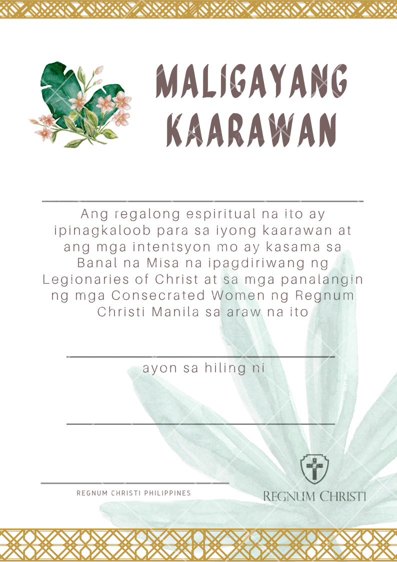 Digital Prayer Cards - Birthday