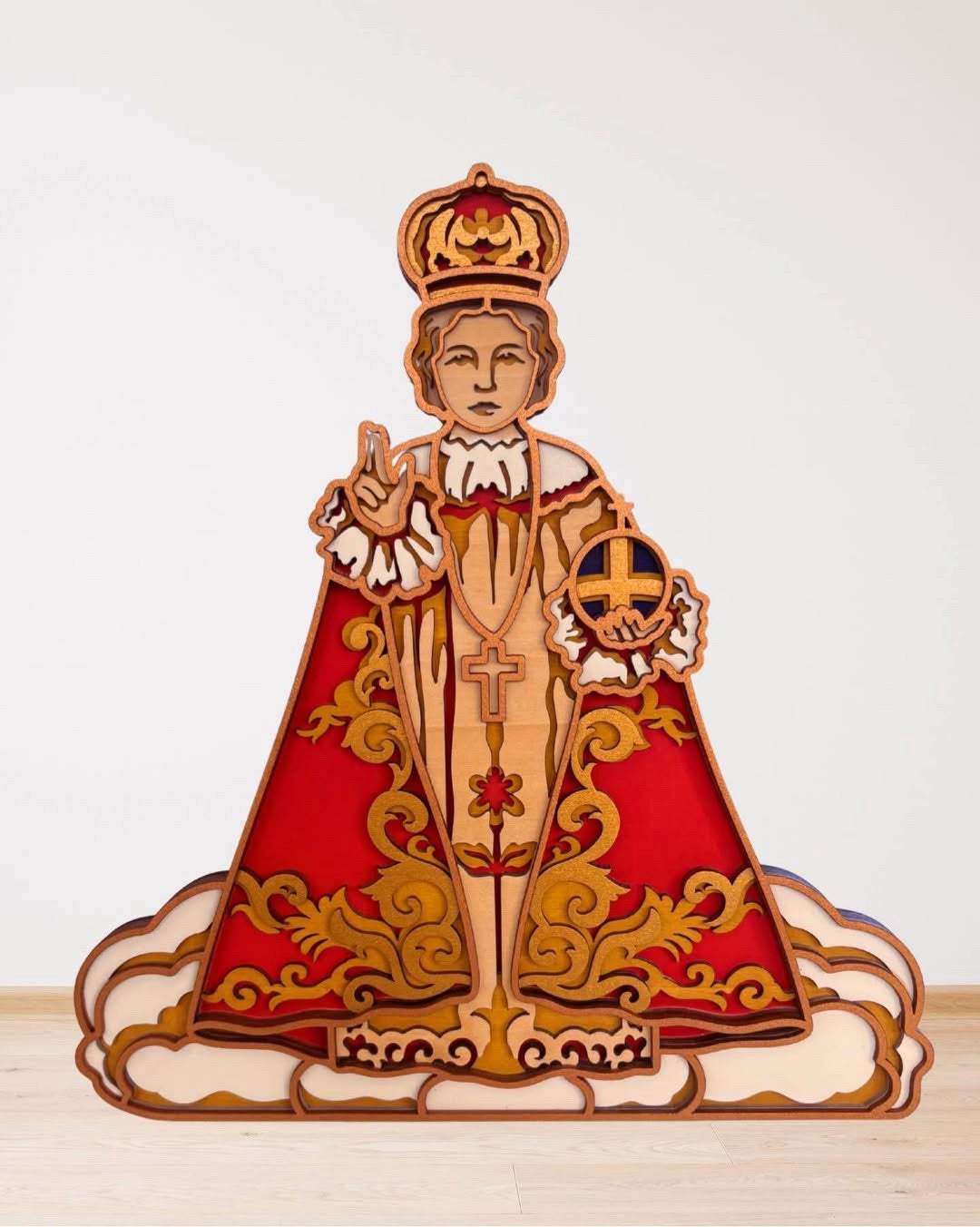 Santo Niño Wood Art
