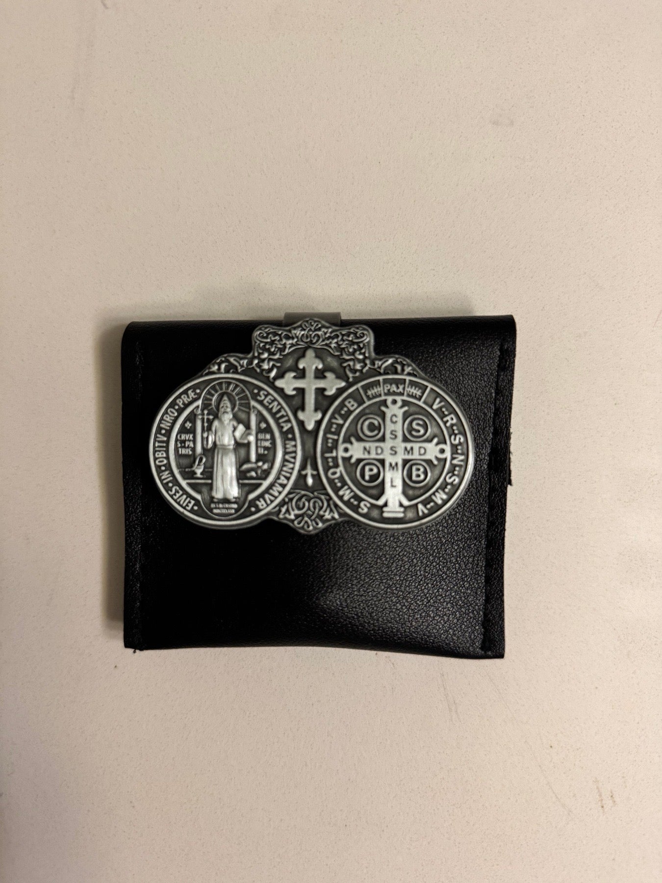 St. Benedict Car Visor Clip