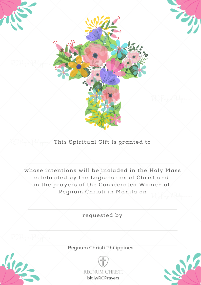 Digital Prayer Cards - All Occasion - Floral