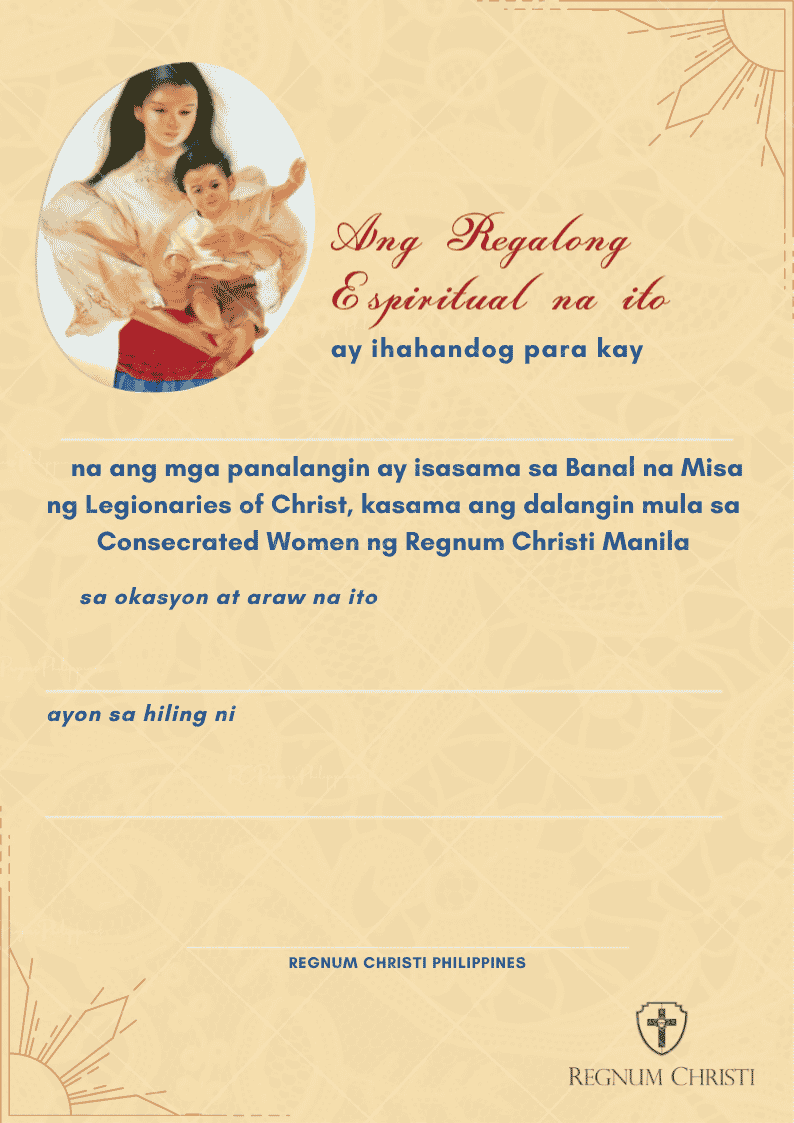 Digital Prayer Cards - All Occasion - Mother Mary