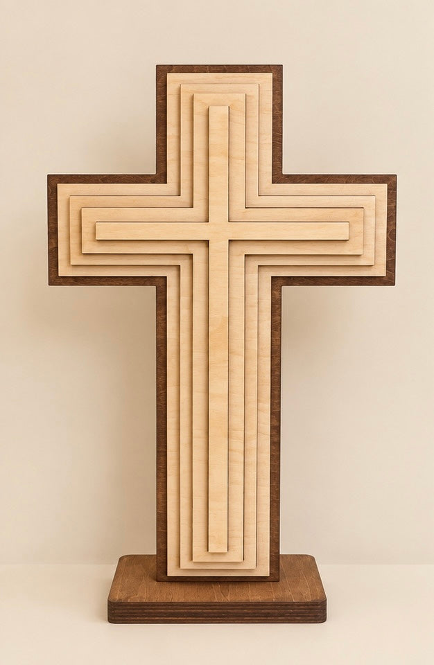 Alora Cross Wood Art