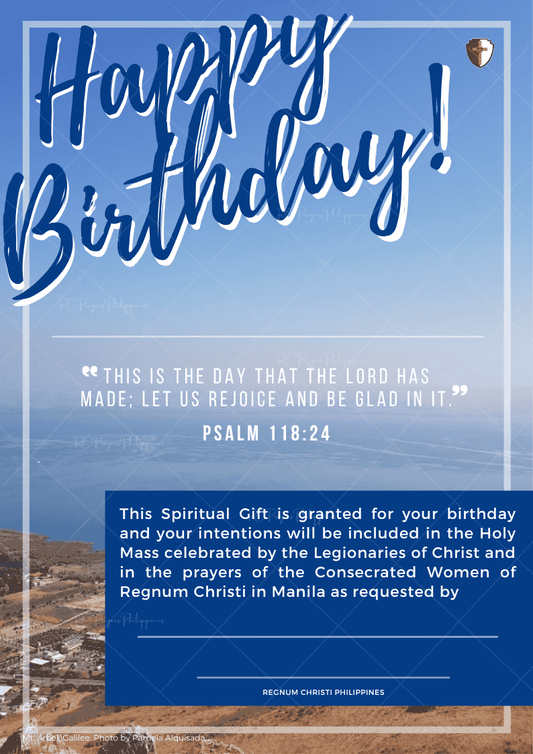 Digital Prayer Cards - Birthday