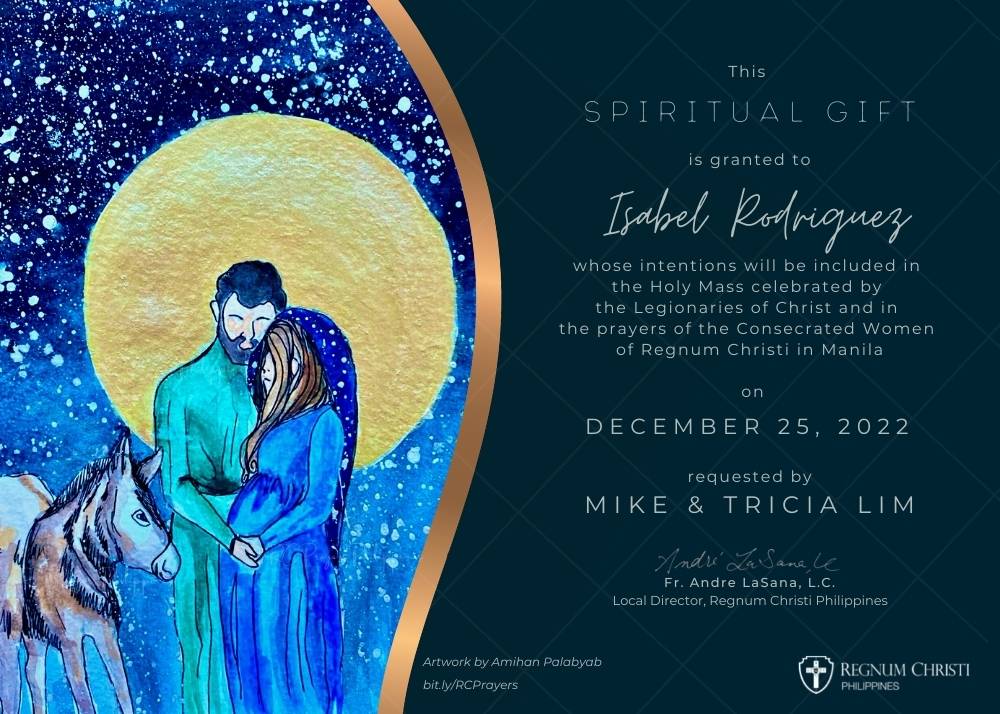 Digital Prayer Cards - Christmas