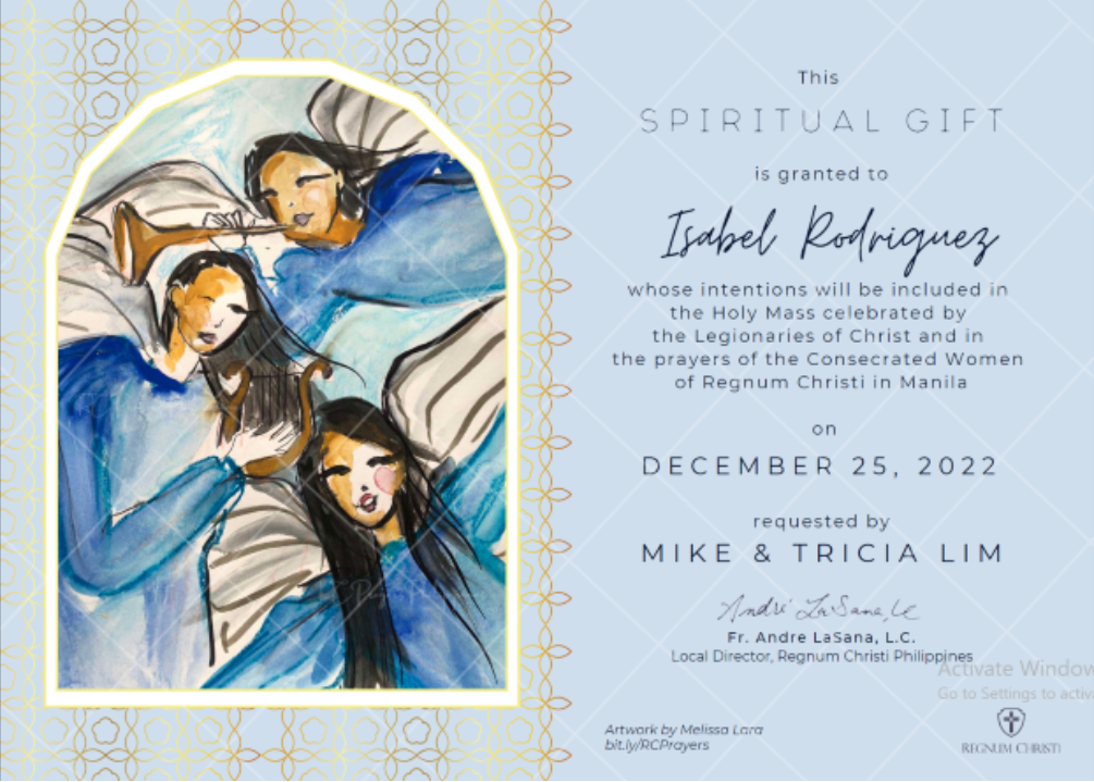 Digital Prayer Cards - Christmas