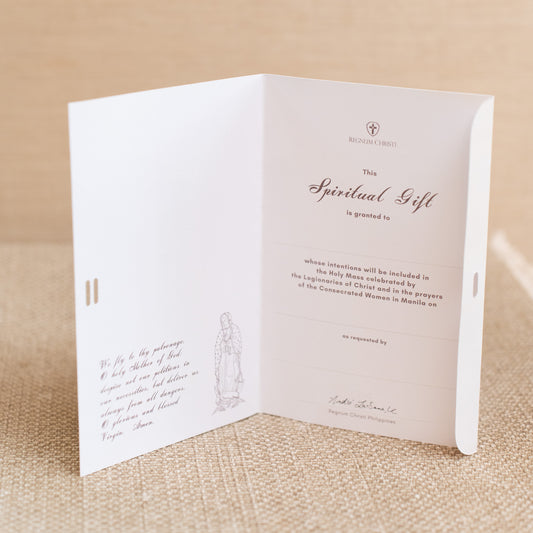 Special Intention Mass Card