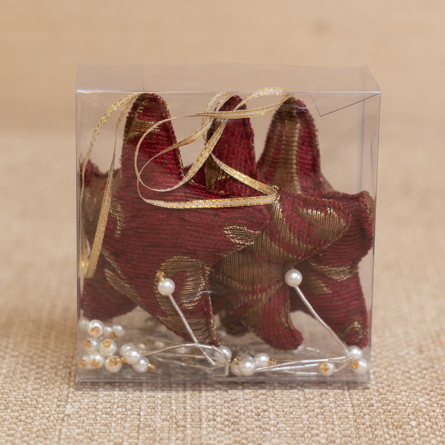 Christmas star ornaments set