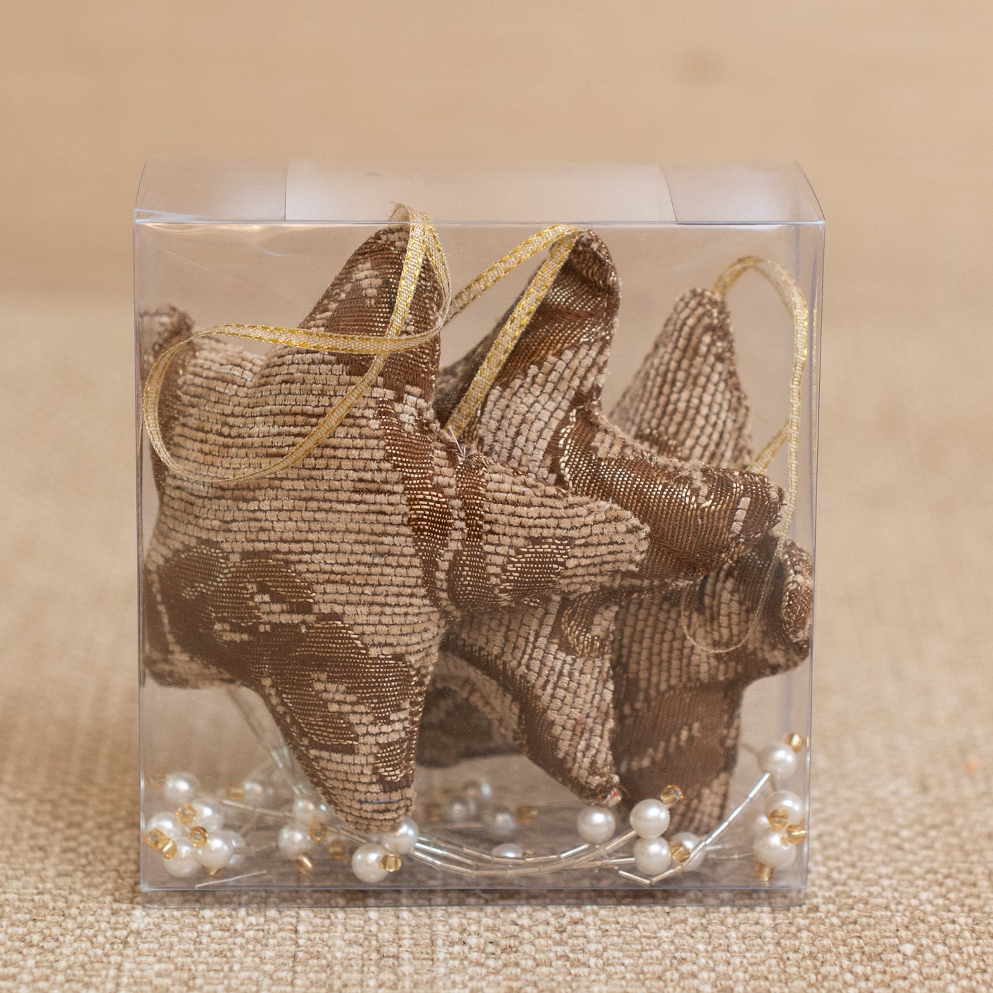 Christmas star ornaments set