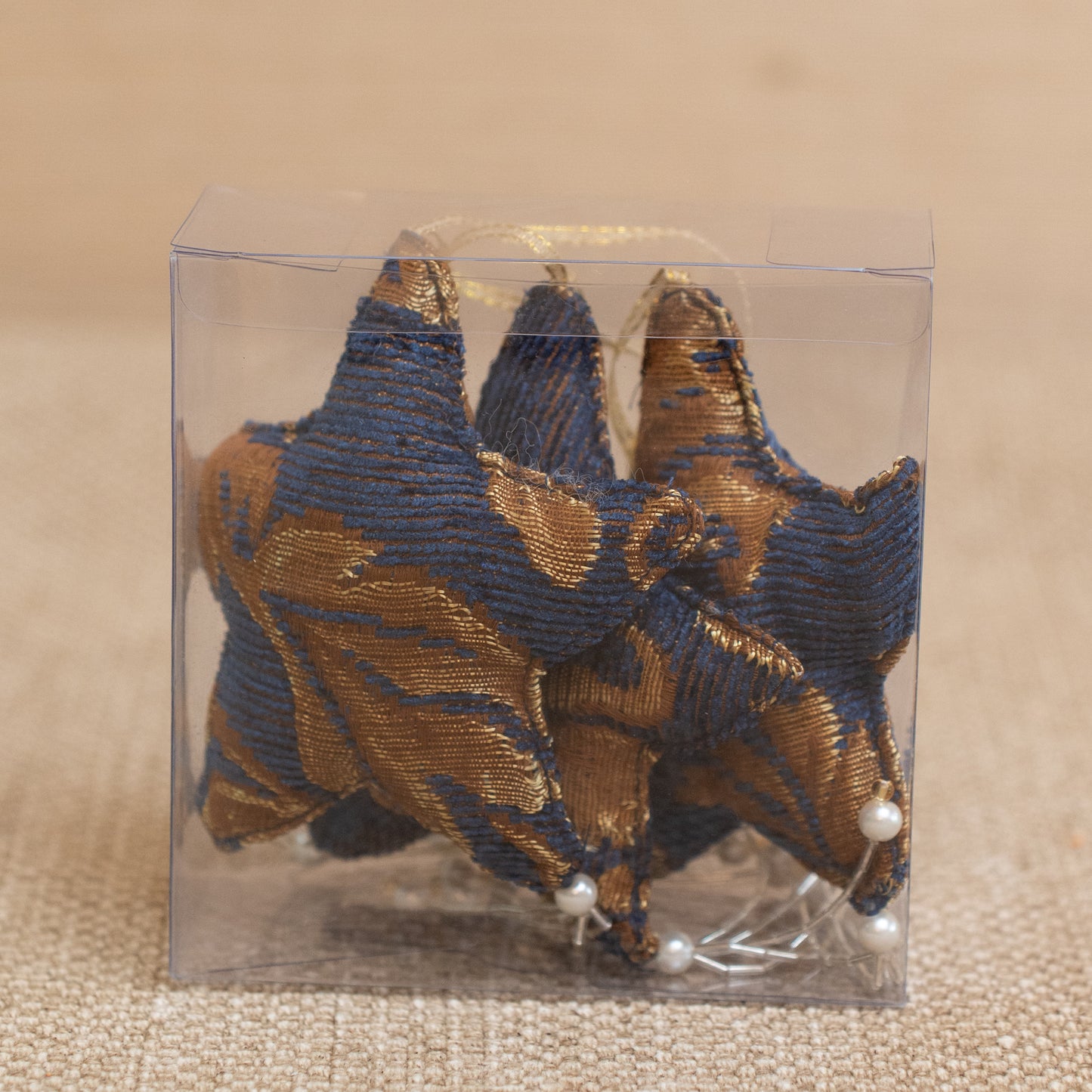 Christmas star ornaments set