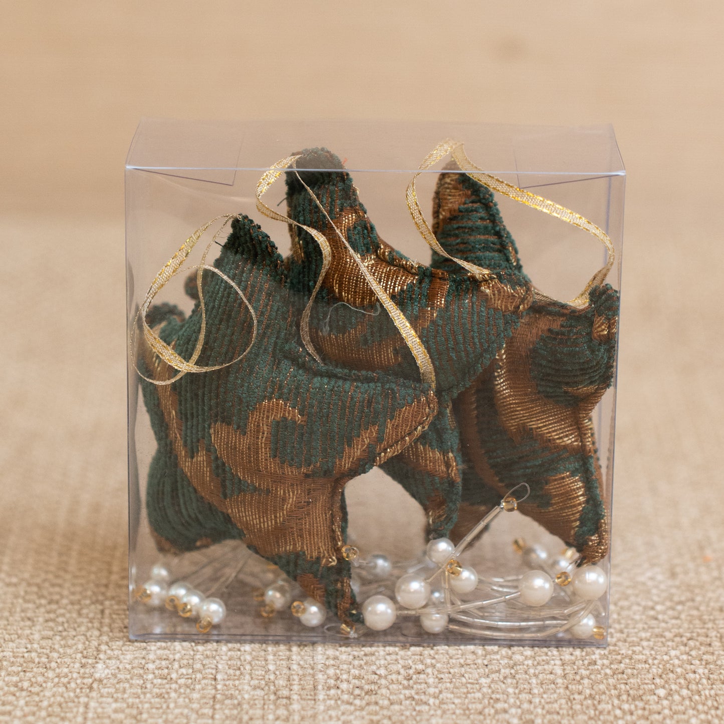 Christmas star ornaments set