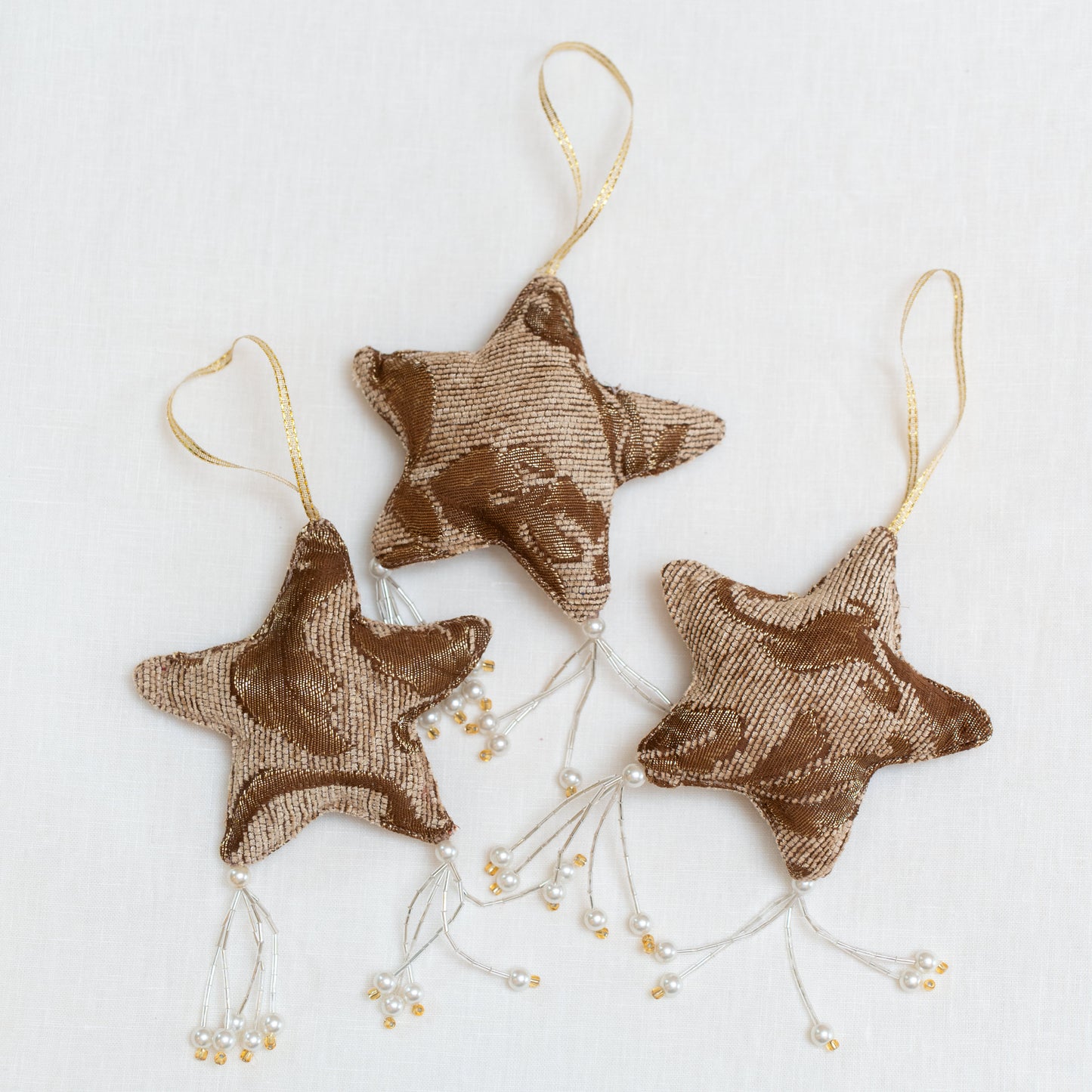 Christmas star ornaments set