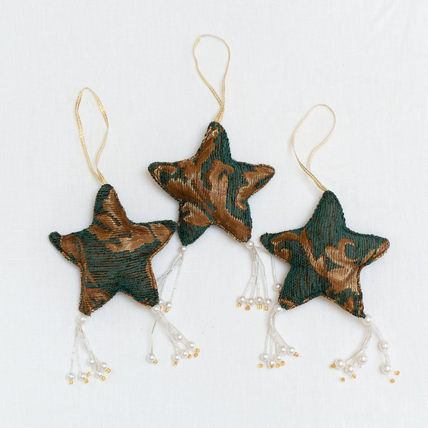 Christmas star ornaments set