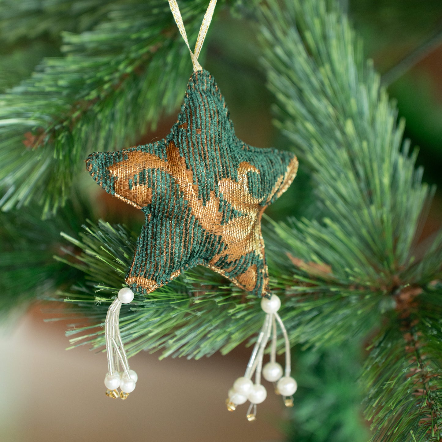 Christmas star ornaments set