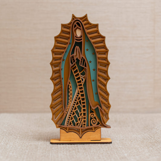 Our Lady of Guadalupe Wood Art