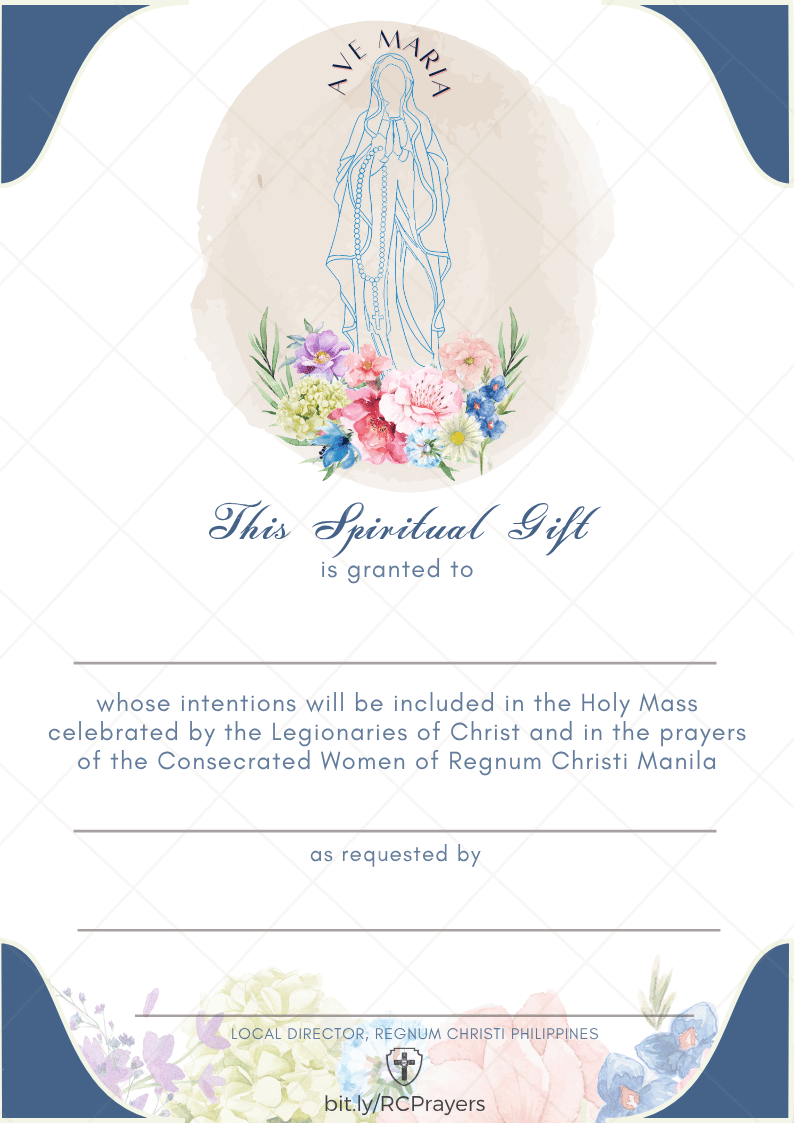 Digital Prayer Cards - All Occasion - Mother Mary