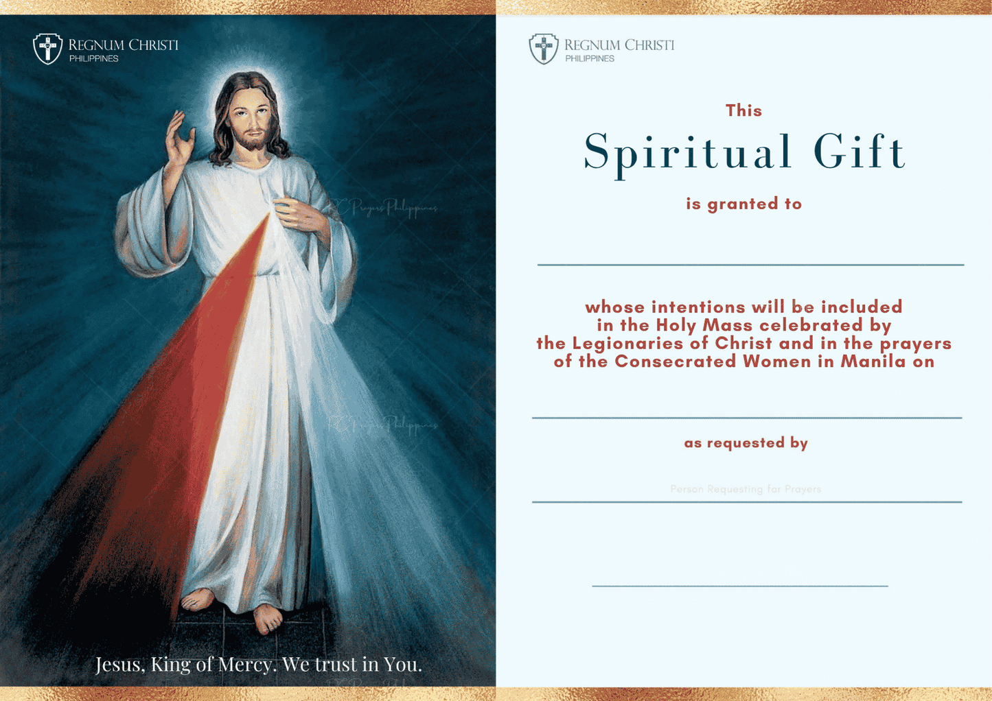 Digital Prayer Card - All Occasions - Other Devotions