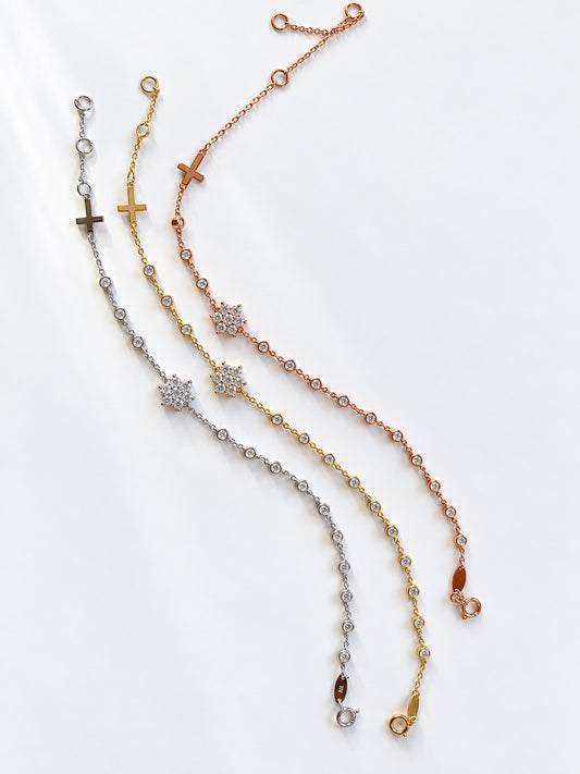 Rosary Bracelet in 18K Gold Vermeil